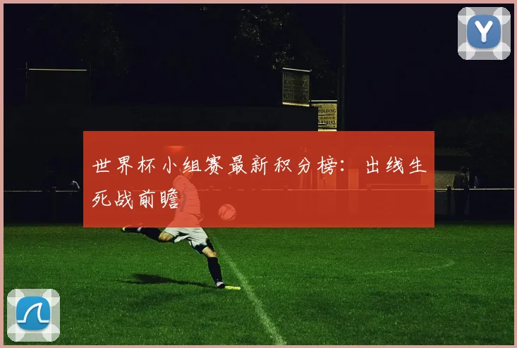 世界杯小组赛最新积分榜：出线生死战前瞻